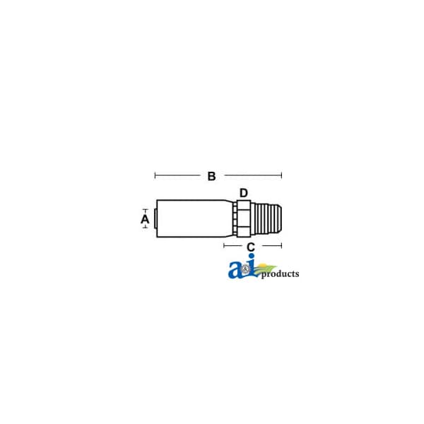 (HC-M-BSPT) Male BSP Taper Pipe - Rigid - Straight 3" x5" x1"